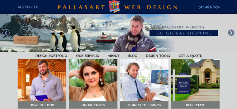 Pallasart Web Design web design Austin